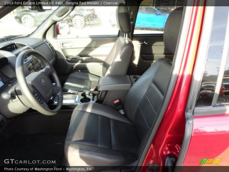 Sangria Red Metallic / Charcoal 2009 Ford Escape Limited V6 4WD