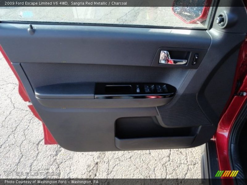 Sangria Red Metallic / Charcoal 2009 Ford Escape Limited V6 4WD