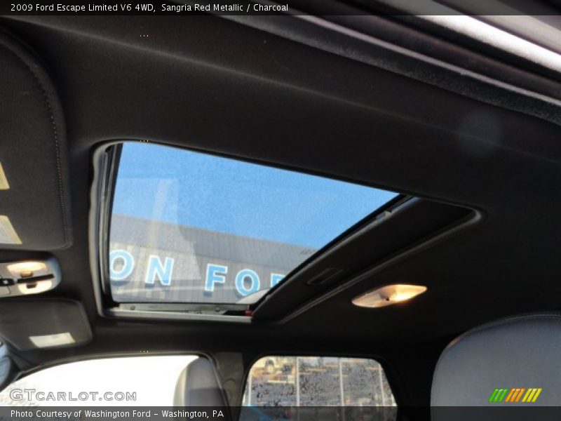 Sangria Red Metallic / Charcoal 2009 Ford Escape Limited V6 4WD