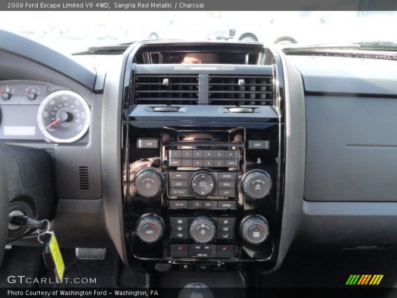 Sangria Red Metallic / Charcoal 2009 Ford Escape Limited V6 4WD