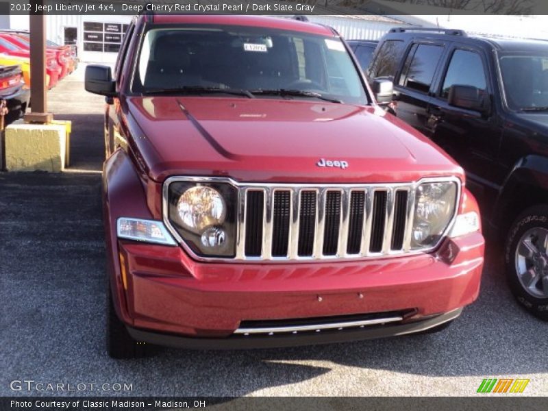 Deep Cherry Red Crystal Pearl / Dark Slate Gray 2012 Jeep Liberty Jet 4x4