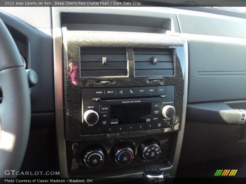 Deep Cherry Red Crystal Pearl / Dark Slate Gray 2012 Jeep Liberty Jet 4x4