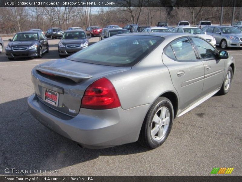 Shadow Gray Metallic / Ebony 2008 Pontiac Grand Prix Sedan