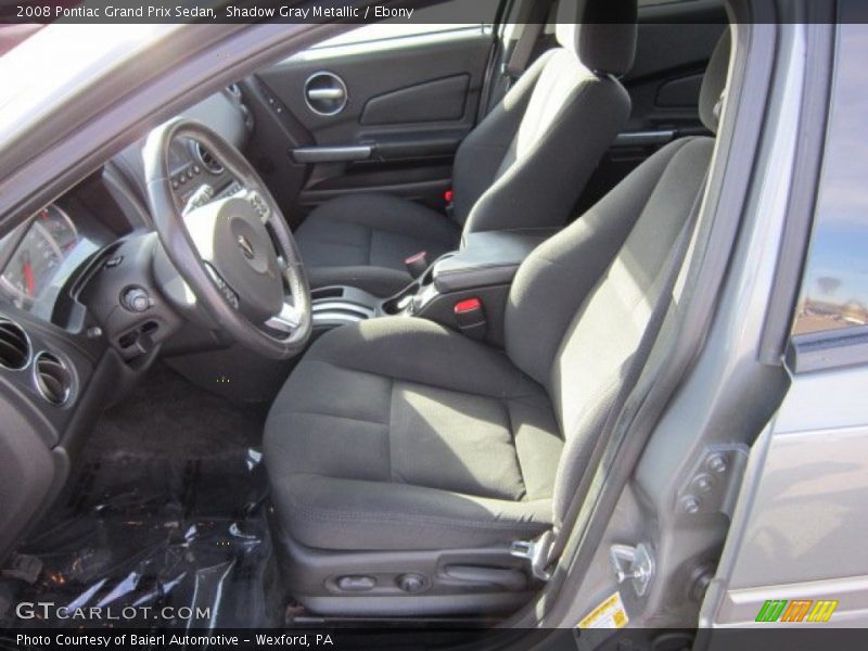 Shadow Gray Metallic / Ebony 2008 Pontiac Grand Prix Sedan