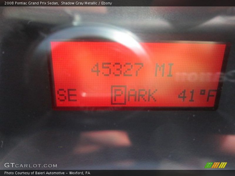 Shadow Gray Metallic / Ebony 2008 Pontiac Grand Prix Sedan