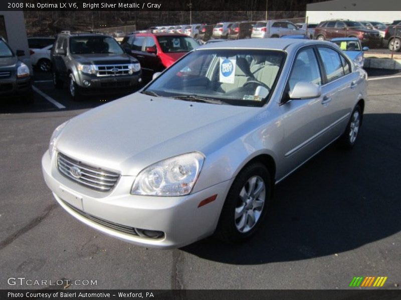 Bright Silver Metallic / Gray 2008 Kia Optima LX V6