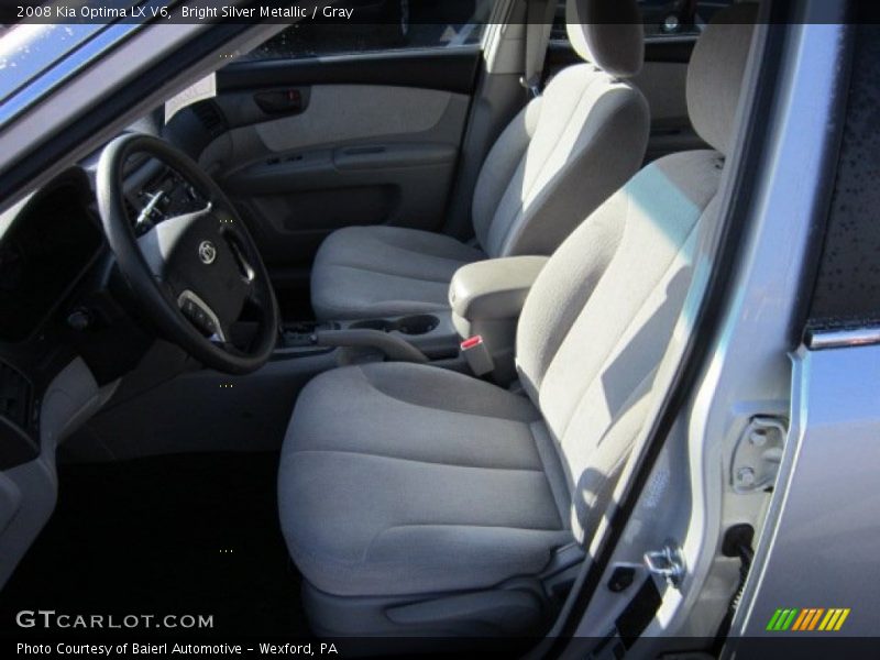 Bright Silver Metallic / Gray 2008 Kia Optima LX V6