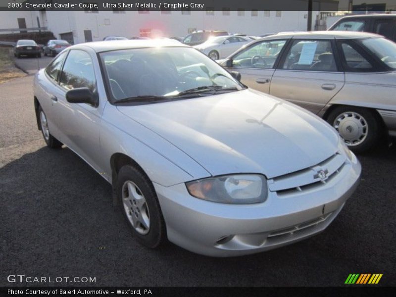 Ultra Silver Metallic / Graphite Gray 2005 Chevrolet Cavalier Coupe