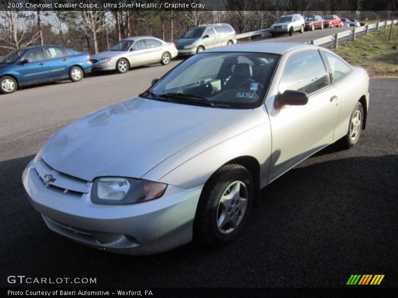 Ultra Silver Metallic / Graphite Gray 2005 Chevrolet Cavalier Coupe