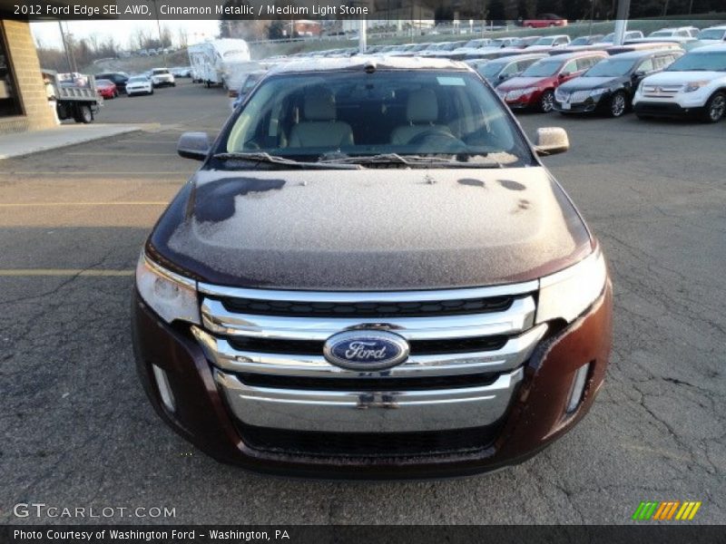 Cinnamon Metallic / Medium Light Stone 2012 Ford Edge SEL AWD