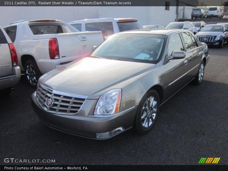 Radiant Silver Metallic / Titanium/Dark Titanium Accents 2011 Cadillac DTS