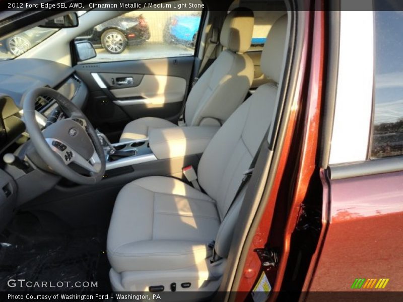 Cinnamon Metallic / Medium Light Stone 2012 Ford Edge SEL AWD