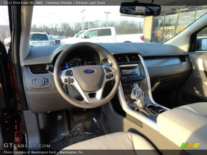 Cinnamon Metallic / Medium Light Stone 2012 Ford Edge SEL AWD
