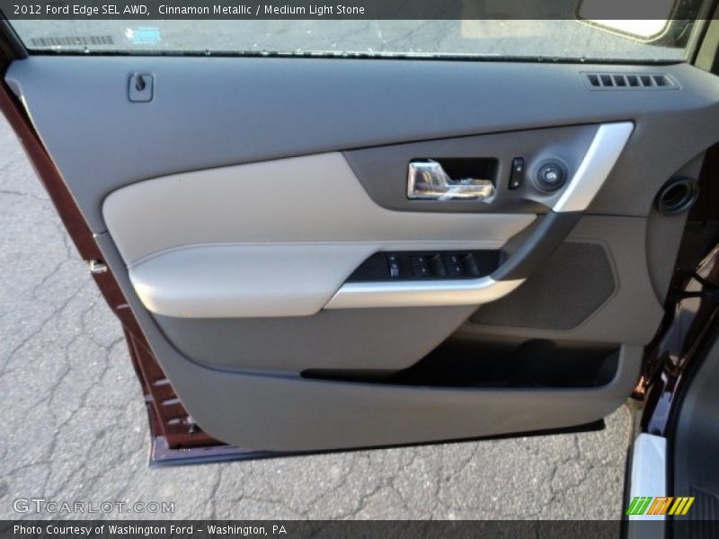Cinnamon Metallic / Medium Light Stone 2012 Ford Edge SEL AWD