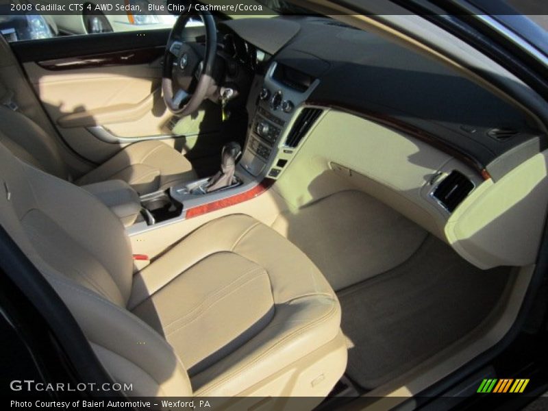 Blue Chip / Cashmere/Cocoa 2008 Cadillac CTS 4 AWD Sedan