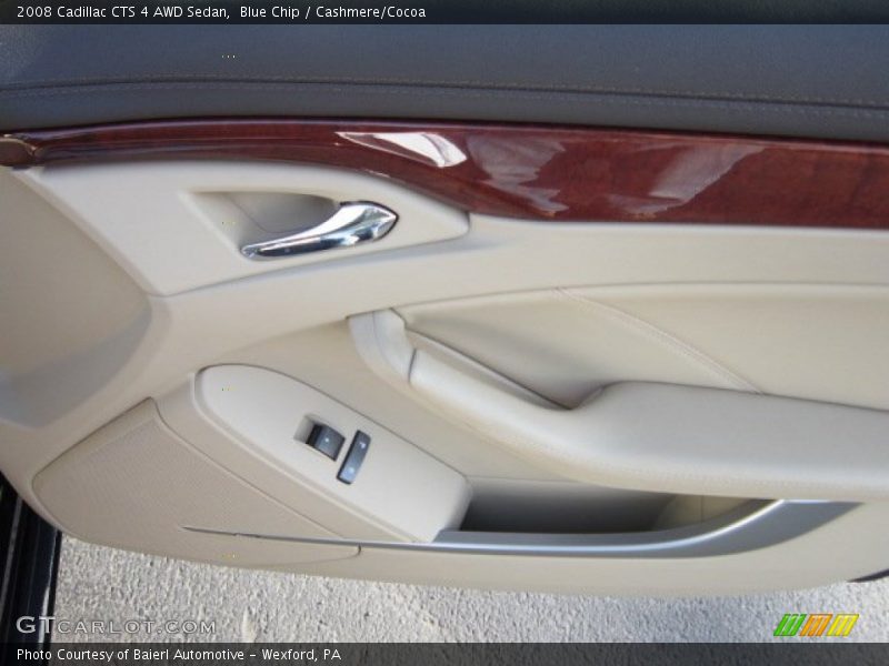 Blue Chip / Cashmere/Cocoa 2008 Cadillac CTS 4 AWD Sedan