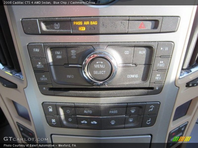 Blue Chip / Cashmere/Cocoa 2008 Cadillac CTS 4 AWD Sedan