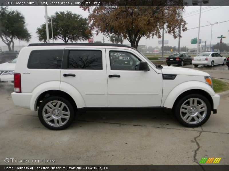 Stone White / Dark Slate Gray 2010 Dodge Nitro SE 4x4
