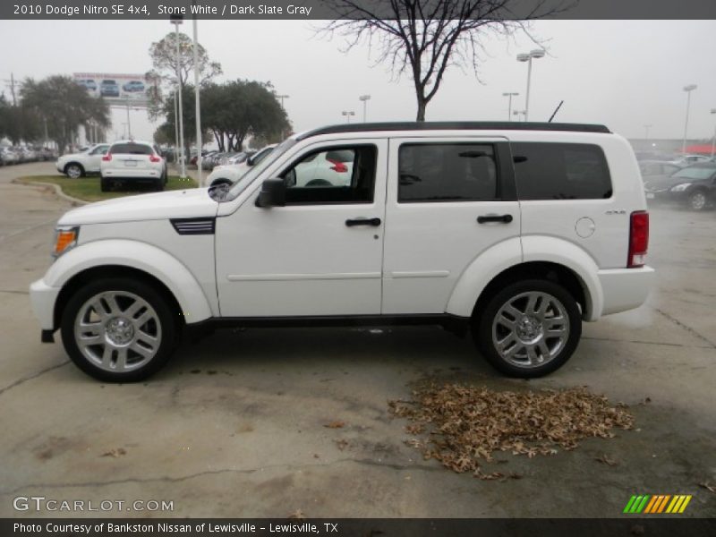 Stone White / Dark Slate Gray 2010 Dodge Nitro SE 4x4