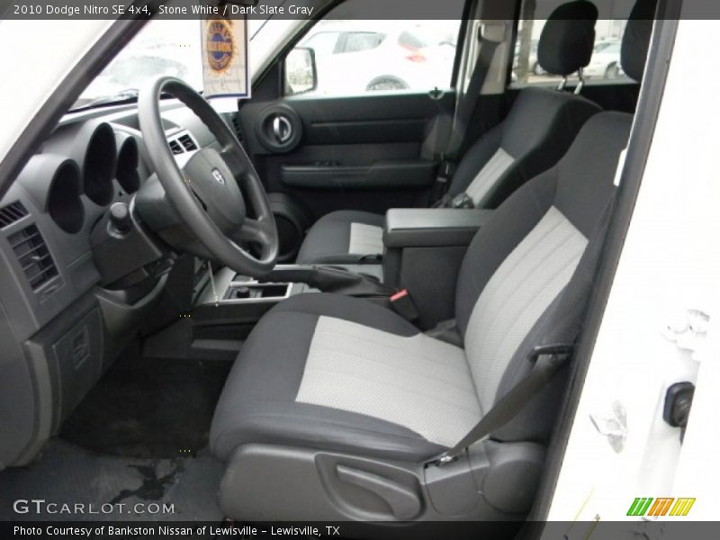 Stone White / Dark Slate Gray 2010 Dodge Nitro SE 4x4