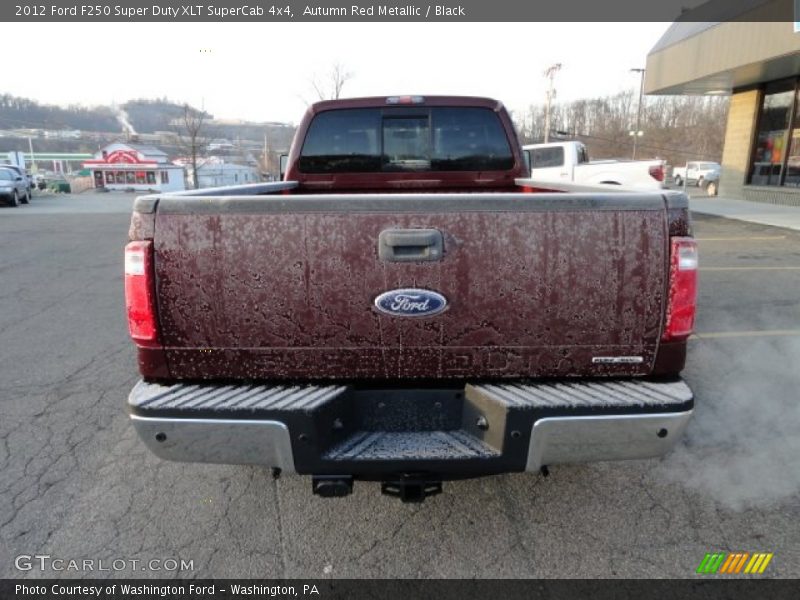 Autumn Red Metallic / Black 2012 Ford F250 Super Duty XLT SuperCab 4x4