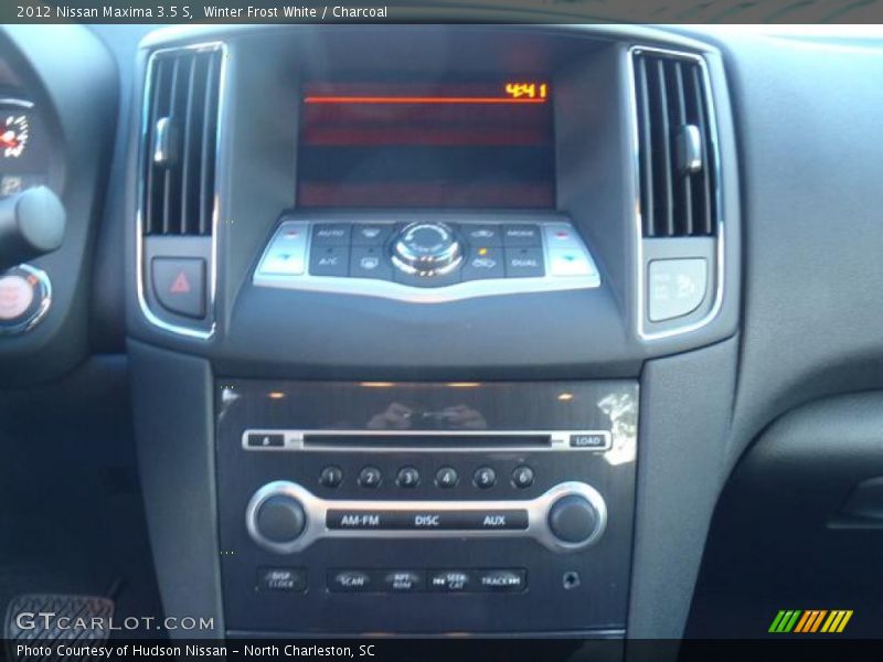 Winter Frost White / Charcoal 2012 Nissan Maxima 3.5 S
