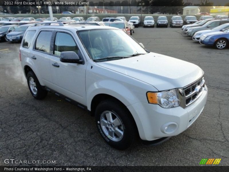 White Suede / Camel 2012 Ford Escape XLT 4WD