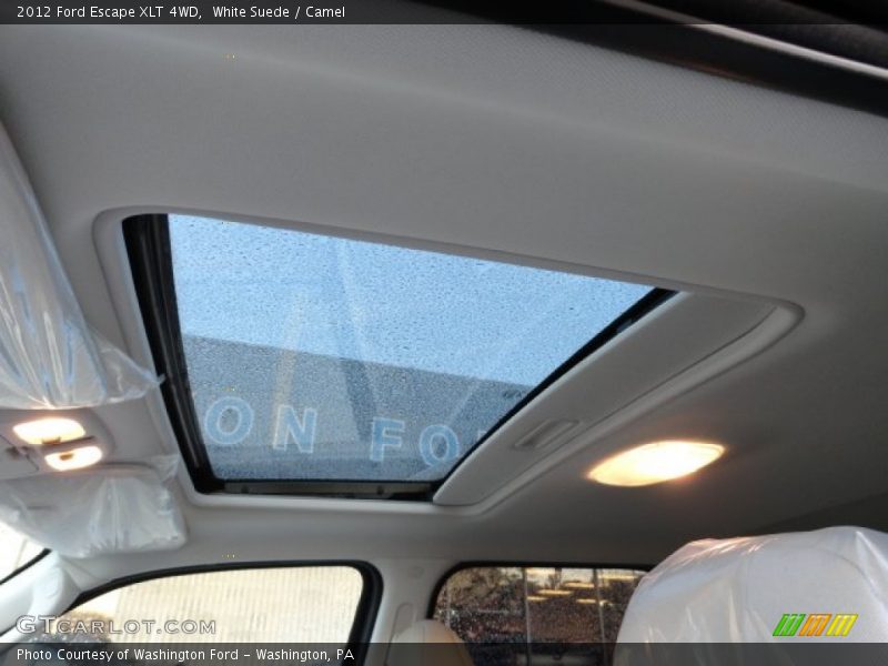 White Suede / Camel 2012 Ford Escape XLT 4WD