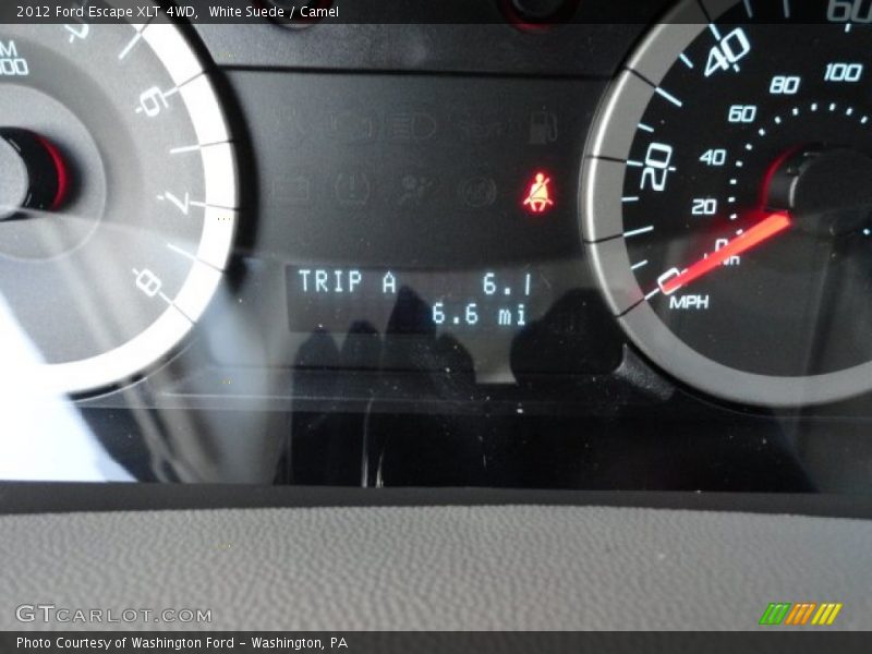 White Suede / Camel 2012 Ford Escape XLT 4WD