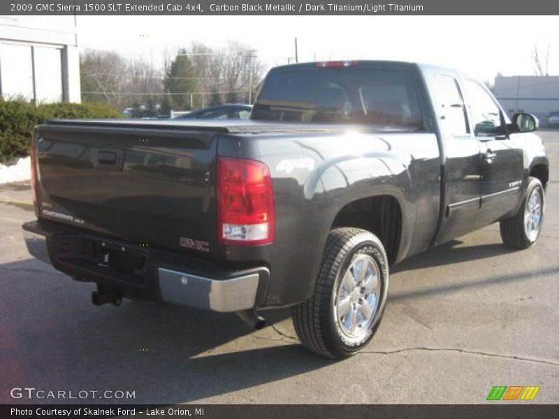 Carbon Black Metallic / Dark Titanium/Light Titanium 2009 GMC Sierra 1500 SLT Extended Cab 4x4