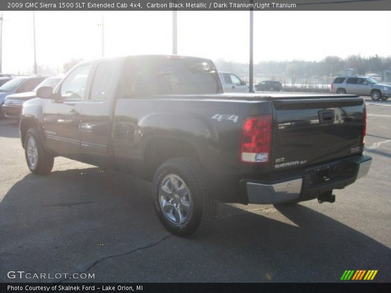 Carbon Black Metallic / Dark Titanium/Light Titanium 2009 GMC Sierra 1500 SLT Extended Cab 4x4
