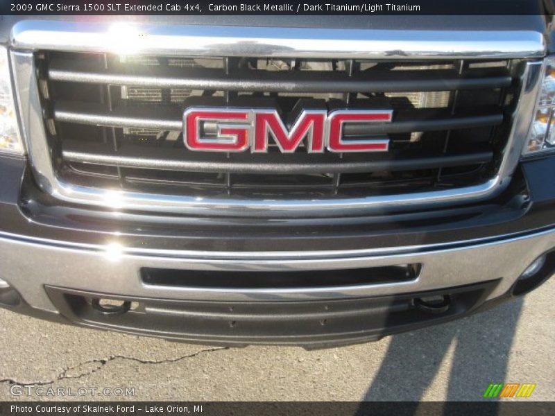 Carbon Black Metallic / Dark Titanium/Light Titanium 2009 GMC Sierra 1500 SLT Extended Cab 4x4