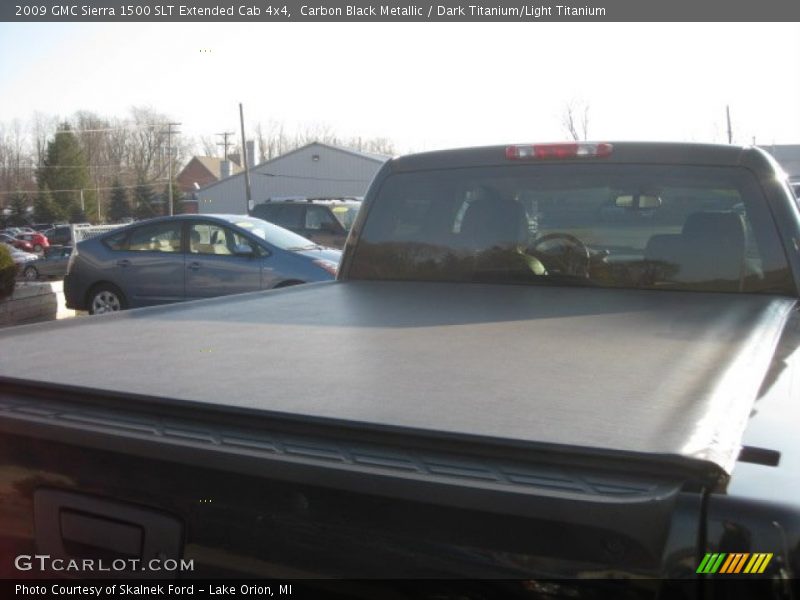 Carbon Black Metallic / Dark Titanium/Light Titanium 2009 GMC Sierra 1500 SLT Extended Cab 4x4