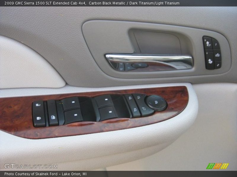 Carbon Black Metallic / Dark Titanium/Light Titanium 2009 GMC Sierra 1500 SLT Extended Cab 4x4