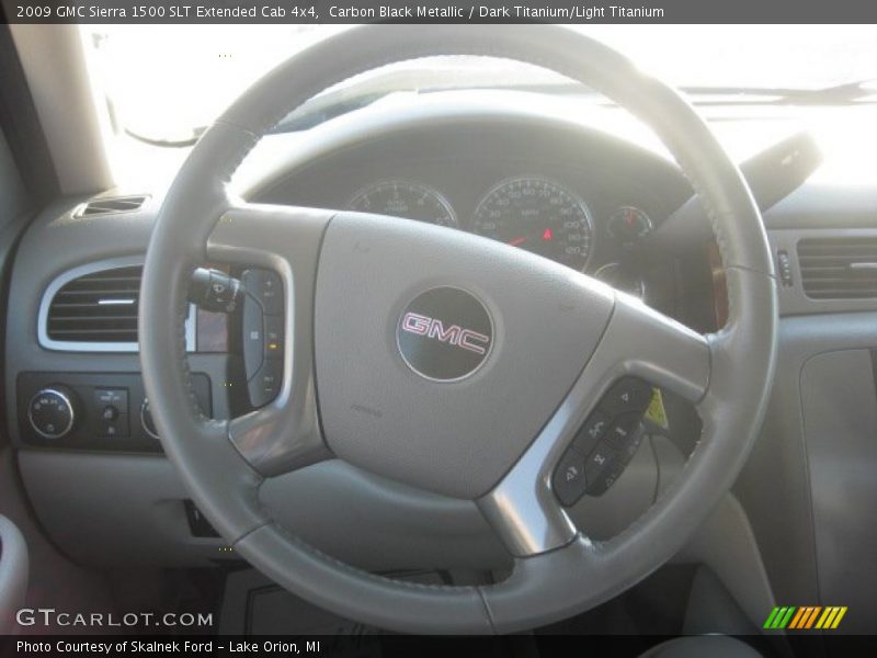 Carbon Black Metallic / Dark Titanium/Light Titanium 2009 GMC Sierra 1500 SLT Extended Cab 4x4