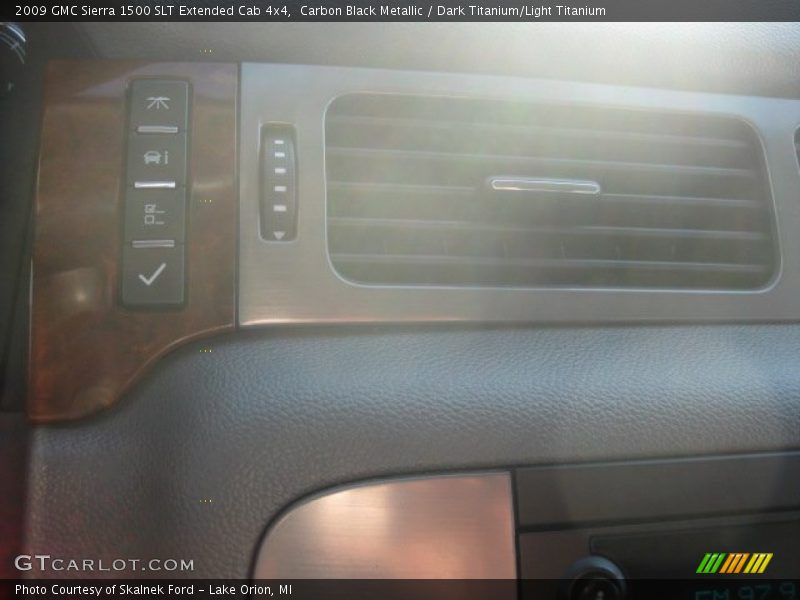 Carbon Black Metallic / Dark Titanium/Light Titanium 2009 GMC Sierra 1500 SLT Extended Cab 4x4