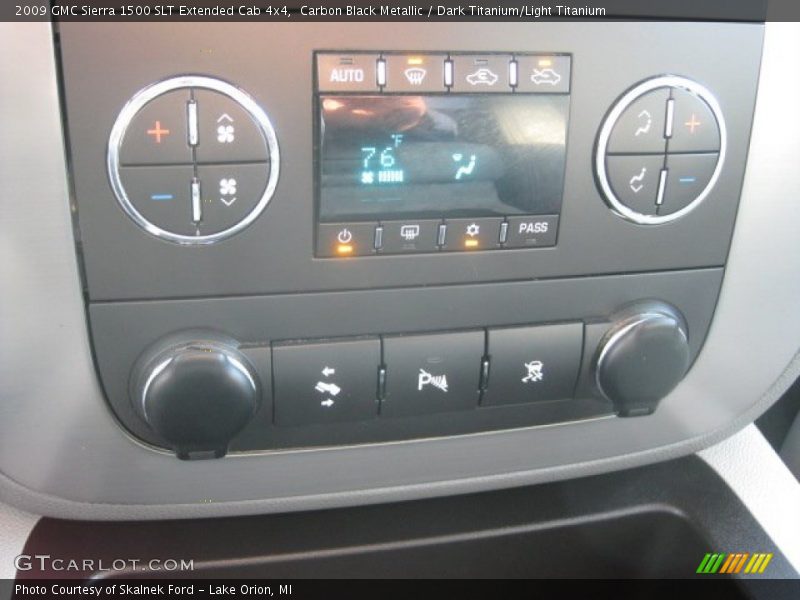Carbon Black Metallic / Dark Titanium/Light Titanium 2009 GMC Sierra 1500 SLT Extended Cab 4x4