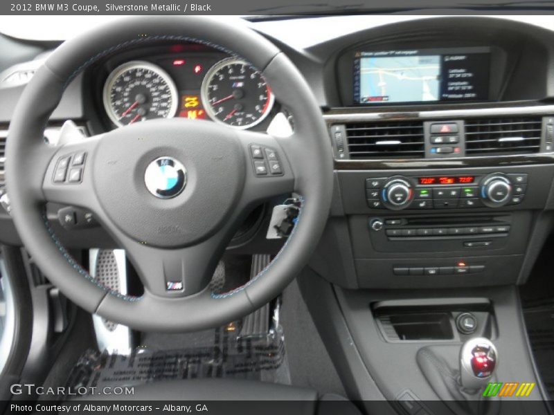 Silverstone Metallic / Black 2012 BMW M3 Coupe