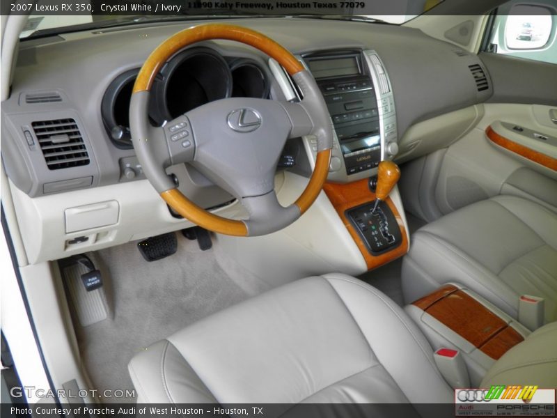Crystal White / Ivory 2007 Lexus RX 350