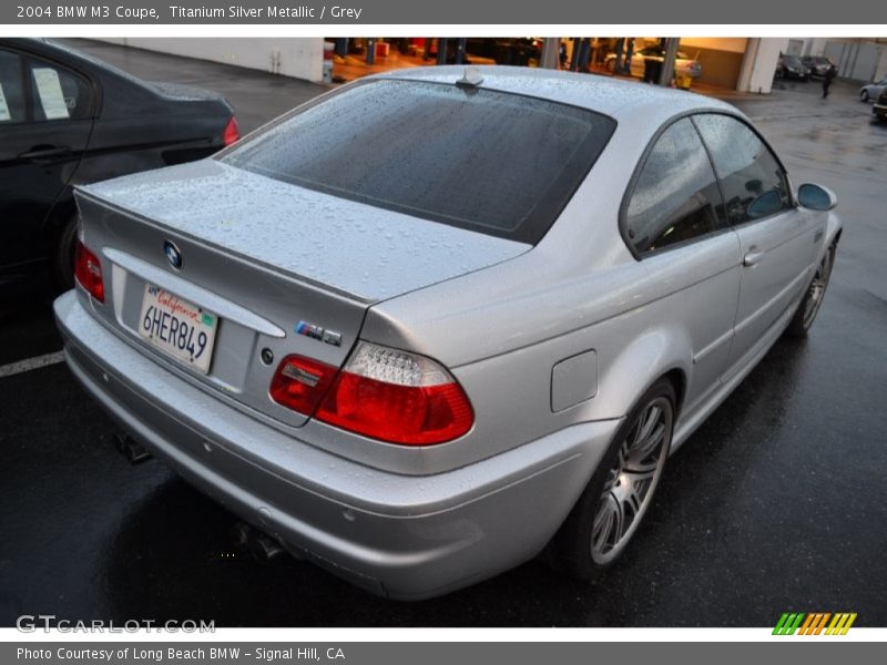 Titanium Silver Metallic / Grey 2004 BMW M3 Coupe
