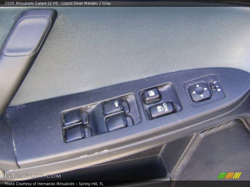 Liquid Silver Metallic / Gray 2005 Mitsubishi Galant LS V6
