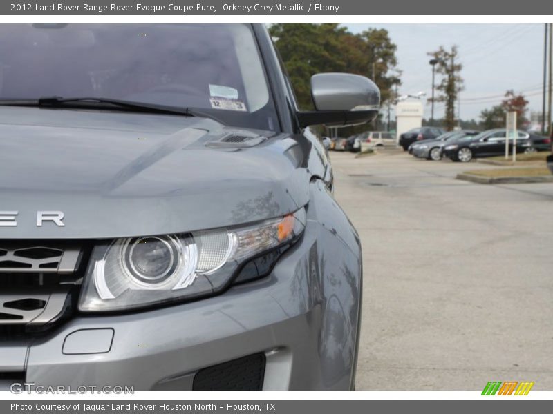Orkney Grey Metallic / Ebony 2012 Land Rover Range Rover Evoque Coupe Pure