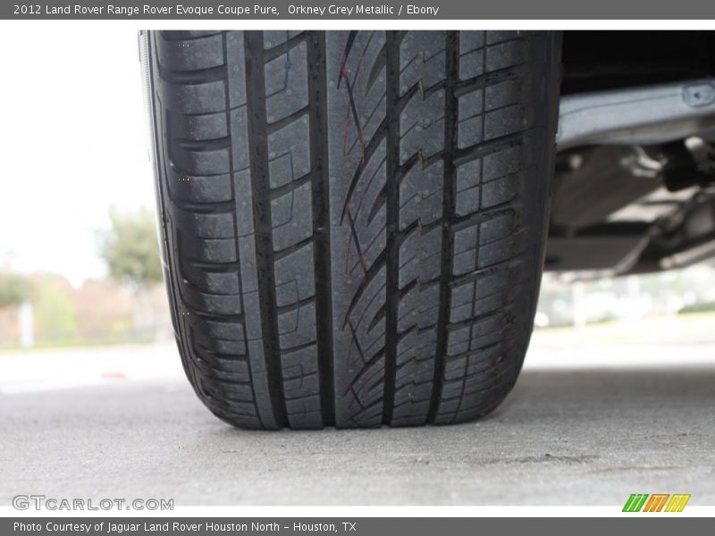 Orkney Grey Metallic / Ebony 2012 Land Rover Range Rover Evoque Coupe Pure