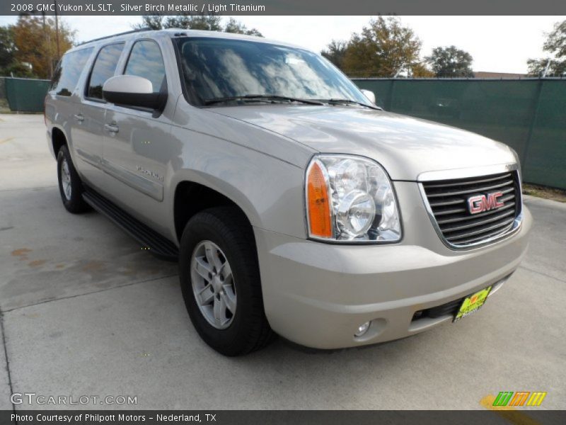 Silver Birch Metallic / Light Titanium 2008 GMC Yukon XL SLT