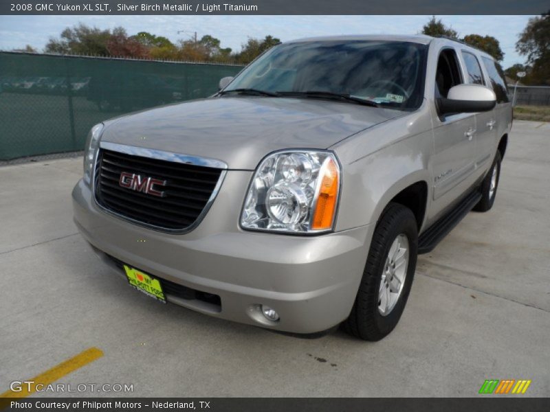 Silver Birch Metallic / Light Titanium 2008 GMC Yukon XL SLT