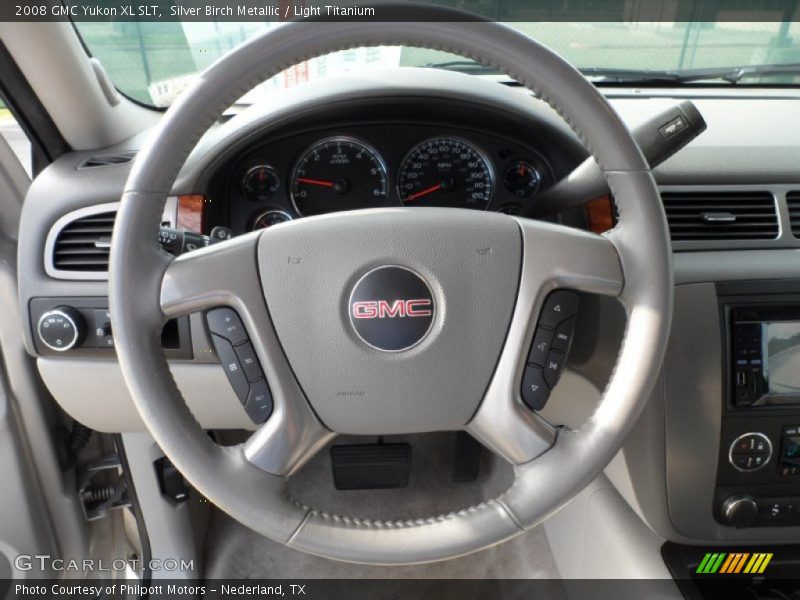 Silver Birch Metallic / Light Titanium 2008 GMC Yukon XL SLT