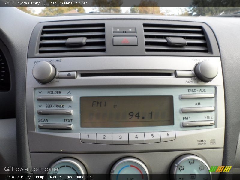 Titanium Metallic / Ash 2007 Toyota Camry LE