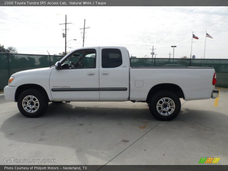 Natural White / Taupe 2006 Toyota Tundra SR5 Access Cab
