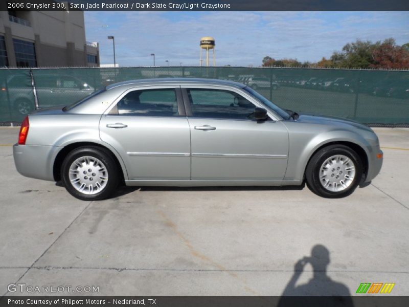 Satin Jade Pearlcoat / Dark Slate Gray/Light Graystone 2006 Chrysler 300