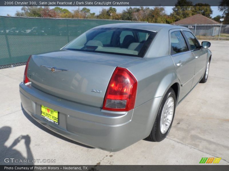 Satin Jade Pearlcoat / Dark Slate Gray/Light Graystone 2006 Chrysler 300